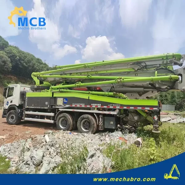 No. 240607P500, 2020 ZL 52m concrete pump truck