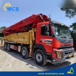 No. 240604P496, 2021 SY 56m concrete pump truck