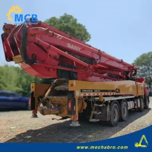 No. 240604P496, 2021 SY 56m concrete pump truck