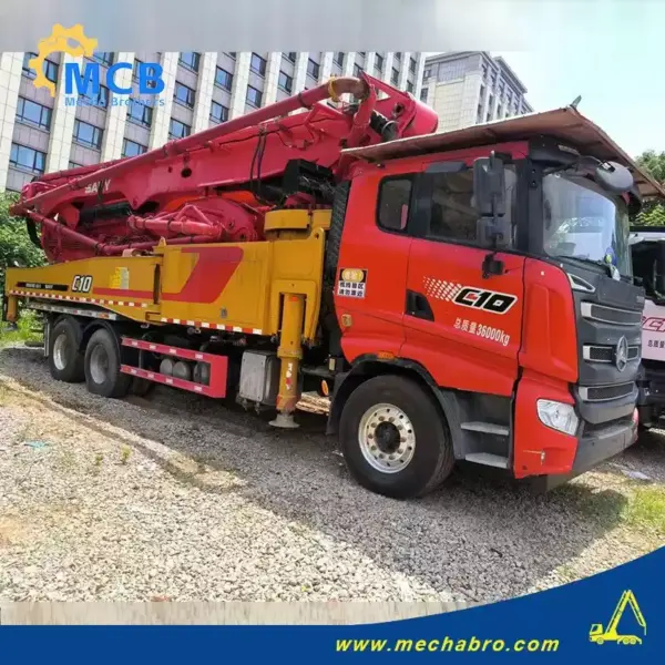 No. 240613P503, 2021 SY 51m concrete pump truck