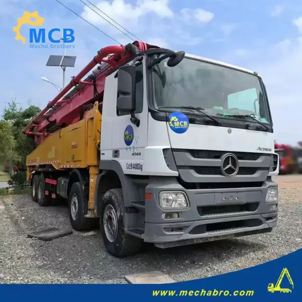 No. 240613P504, 2018 SY 56m concrete pump truck