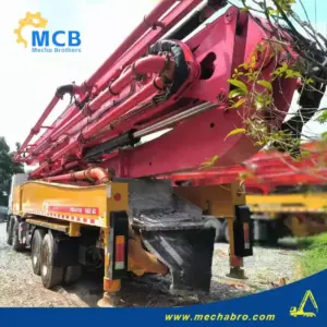 No. 240613P504, 2018 SY 56m concrete pump truck