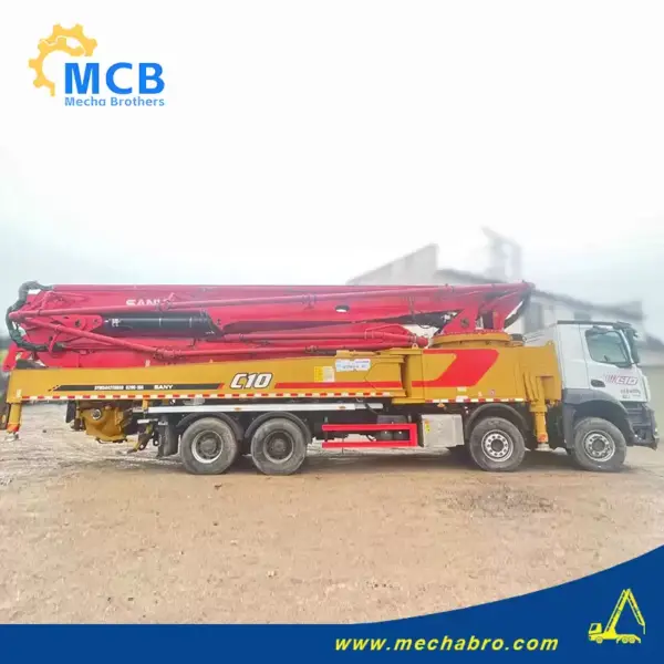 No. 240418P445, 2020 SY 62m concrete pump truck