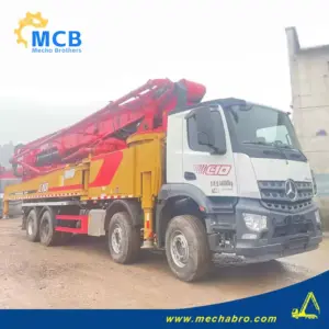 No. 240418P445, 2020 SY 62m concrete pump truck