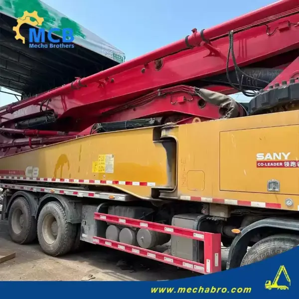 No. 240418P446, 2021 SY 56m concrete pump truck