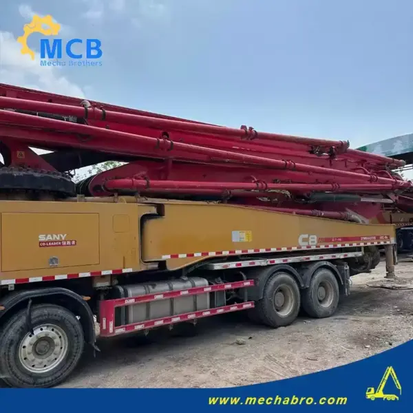 No. 240418P446, 2021 SY 56m concrete pump truck