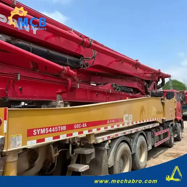 No. 240418P446, 2021 SY 56m concrete pump truck