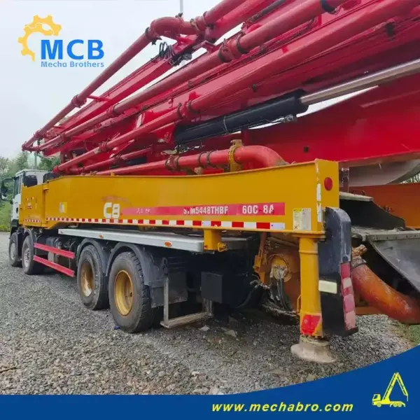 1718597250999634.jpg.webp No. 240422P447, 2020 SY 56m concrete pump truck