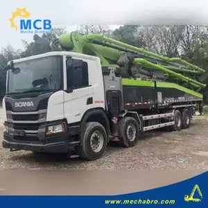 No. 240423P452, 2020 Zoomlion 63m concrete pump truck