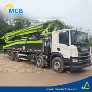 No. 240423P452, 2020 Zoomlion 63m concrete pump truck