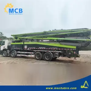 No. 240423P452, 2020 Zoomlion 63m concrete pump truck