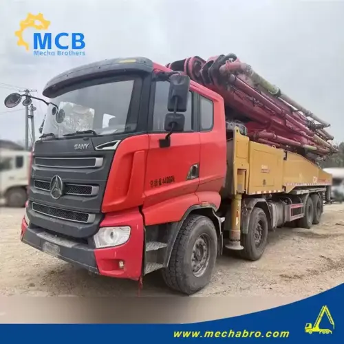No. 240429P460, 2020 Sany 56m concrete pump truck