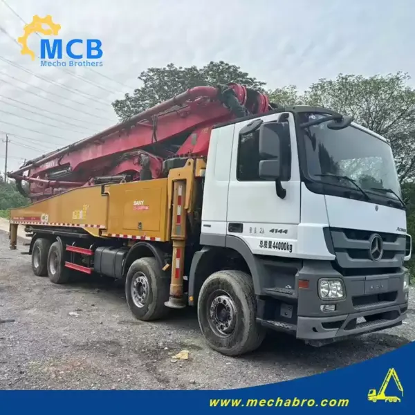 1718700834727846.jpg.webp No. 240429P461, 2019 Sany 56m concrete pump truck