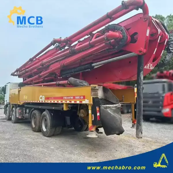 1718700837644380.jpg.webp No. 240429P461, 2019 Sany 56m concrete pump truck