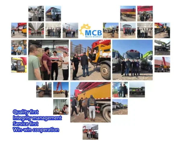 No. 240604P496, 2021 SY 56m concrete pump truck