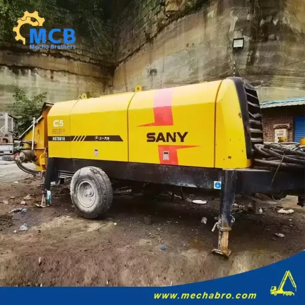 No. 240702P516, 2020 Sany 8018 Electric Trailer Pump