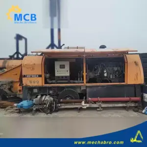 No. 240703P519, 2014 Sany 9028 Trailer Pump