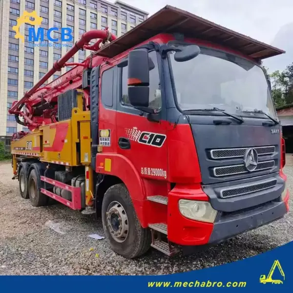 1720686784198612.jpg.webp No. 240709P526, 2021 Sany 43m concrete pump truck