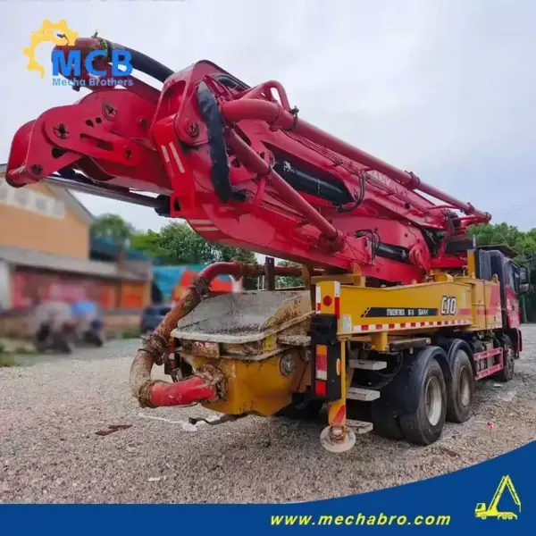 1720686784648236.jpg.webp No. 240709P526, 2021 Sany 43m concrete pump truck