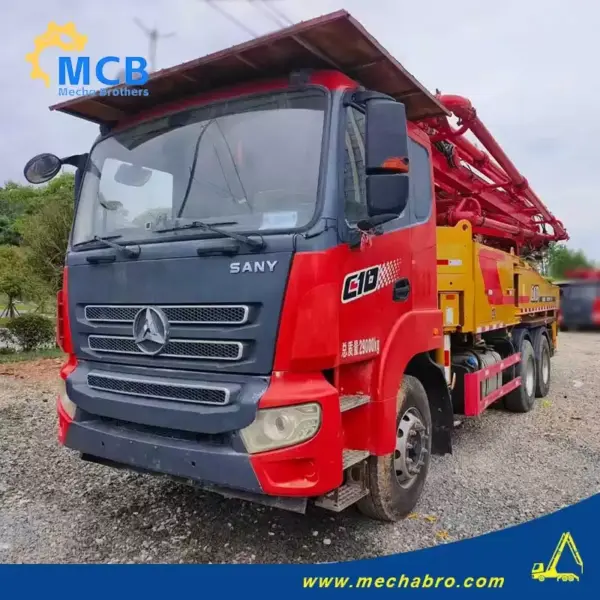 1720686784688207.jpg.webp No. 240709P526, 2021 Sany 43m concrete pump truck