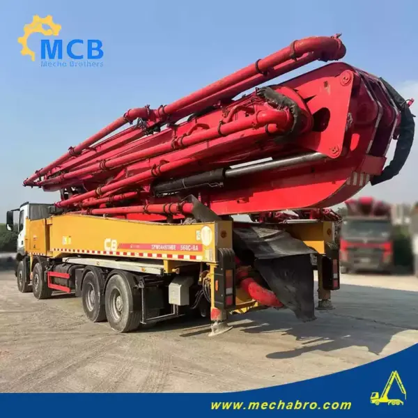 No. 240715P529, 2020 Sany 56m concrete pump truck