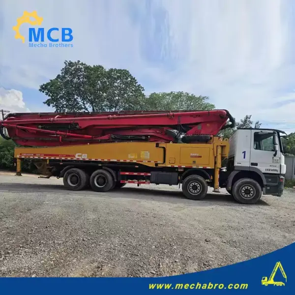 No. 240716P531, 2018 Sany 56m concrete pump truck