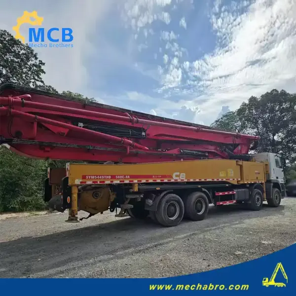 No. 240716P531, 2018 Sany 56m concrete pump truck