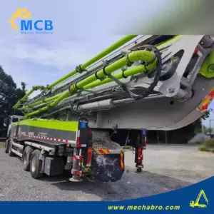 No. 240717P532, 2021 Zoomlion 62m concrete pump truck