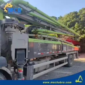 No. 240722P533, 2022 Zoomlion 38m concrete pump truck