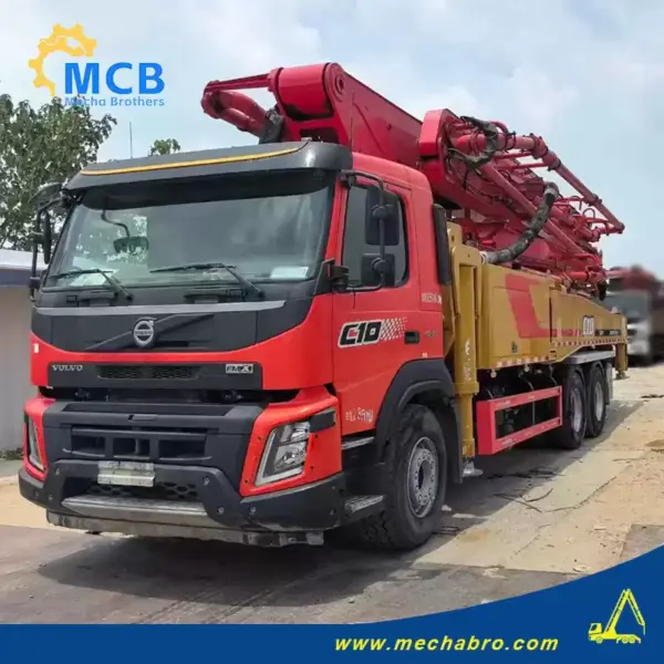 No. 240729P536, 2021 Sany 51m concrete pump truck