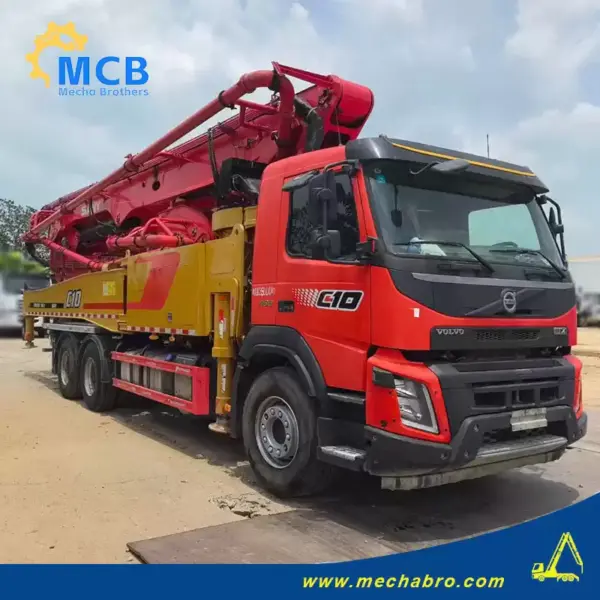 No. 240729P536, 2021 Sany 51m concrete pump truck