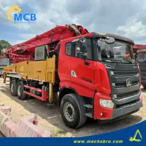 No. 240729P537, 2020 Sany 49m concrete pump truck