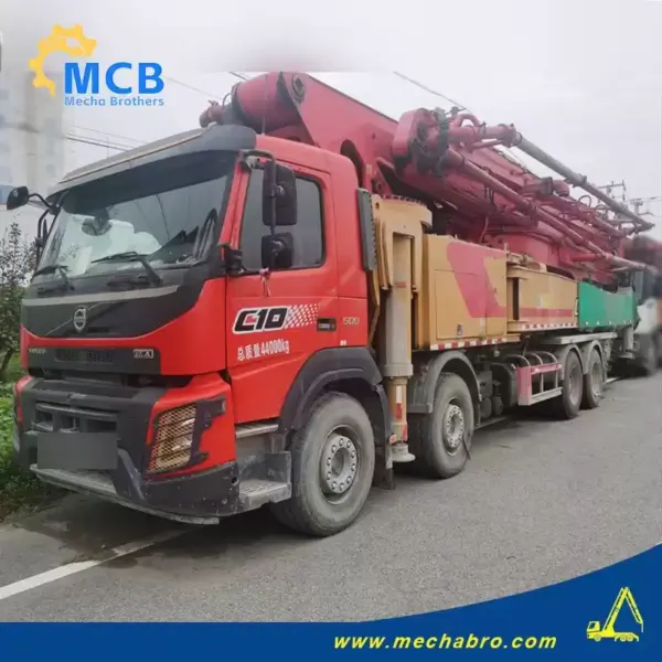 No. 240731P539, 2021 Sany 62m concrete pump truck