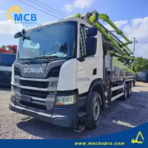 No. 240805P540, 2021 Zoomlion 50m concrete pump truck