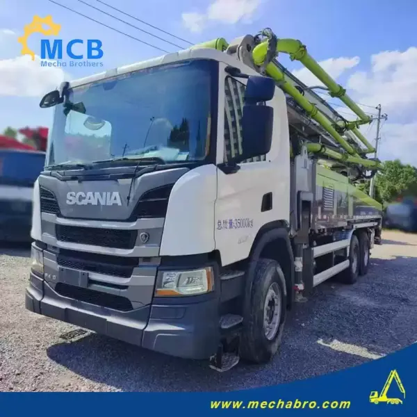 No. 240805P540, 2021 Zoomlion 50m concrete pump truck