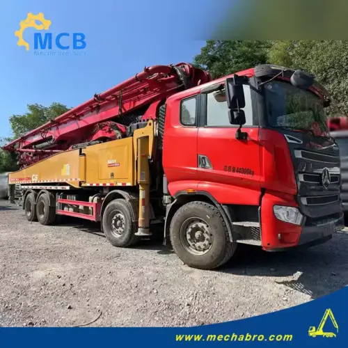 No. 240806P543, 2020 Sany 56m concrete pump truck
