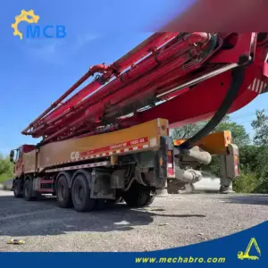 1723165595629908.jpg.webp No. 240806P543, 2020 Sany 56m concrete pump truck