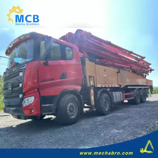 1723165595644240.jpg.webp No. 240806P543, 2020 Sany 56m concrete pump truck