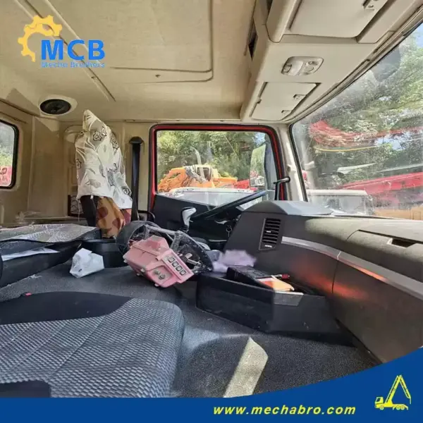 No. 240807P544, 2021 Sany 39m concrete pump truck