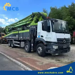 No. 240809P545, 2020 Zoomlion 63m concrete pump truck