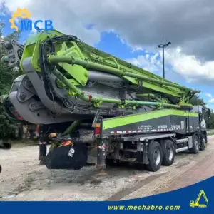 No. 240809P545, 2020 Zoomlion 63m concrete pump truck