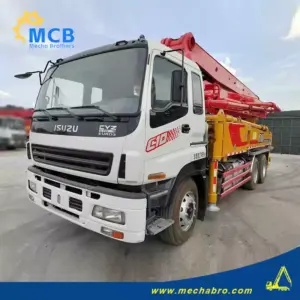 No. 240814P547, 2011 Sany 37m concrete pump truck