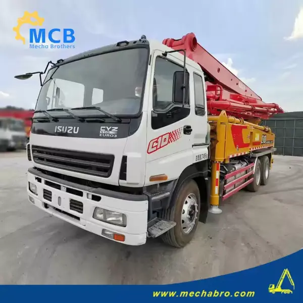 No. 240814P547, 2011 Sany 37m concrete pump truck