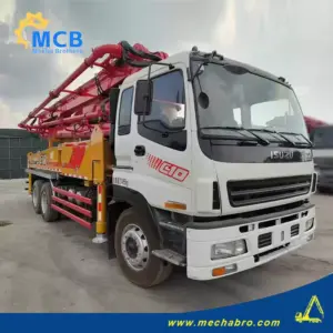 No. 240814P547, 2011 Sany 37m concrete pump truck