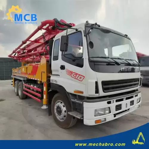 No. 240814P547, 2011 Sany 37m concrete pump truck
