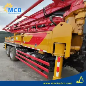 No. 240814P547, 2011 Sany 37m concrete pump truck