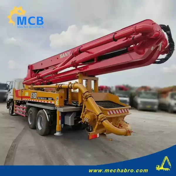 No. 240814P547, 2011 Sany 37m concrete pump truck