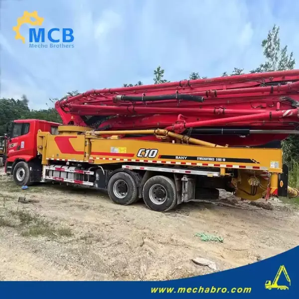 No. 240815P549, 2021 Sany 51m concrete pump truck
