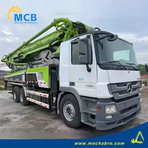 1723708646138323.jpg.webp No. 240815P550, 2018 Zoomlion 49m concrete pump truck