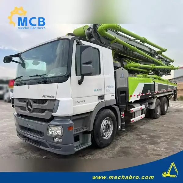 No. 240815P550, 2018 Zoomlion 49m concrete pump truck